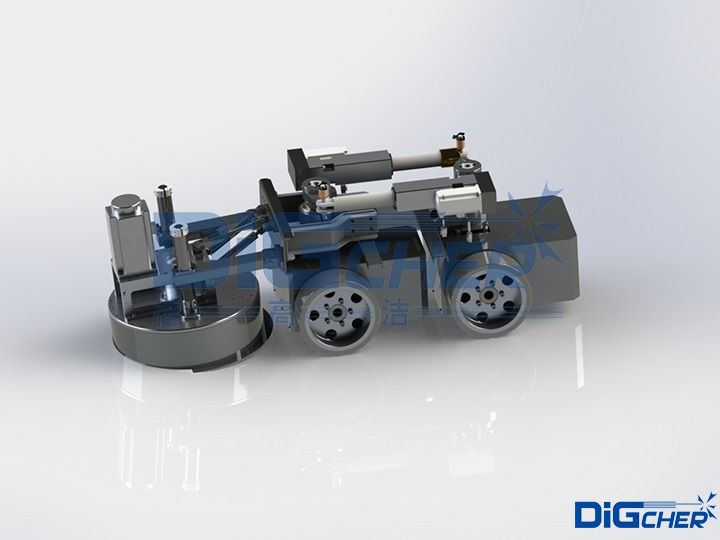 全液壓襯砌臺(tái)車模板清理機(jī)器人