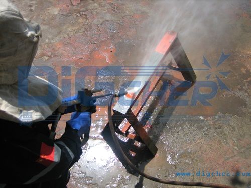 水噴砂作業(yè)