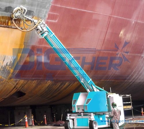 超高壓水射流飛機(jī)表面除漆裝備