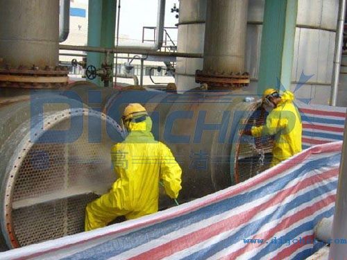 輸油站原油換熱器清洗