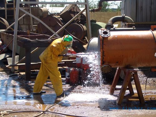 殼管式冷凝器傳熱管清洗過程