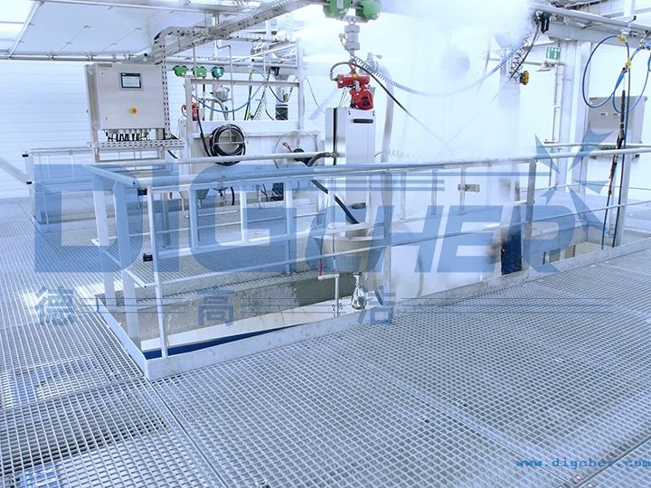 高壓水自動(dòng)化罐車清洗系統(tǒng)作業(yè)平臺(tái)