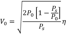 噴嘴流速公式表達(dá)式